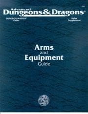 Tapa de Arms & Equipment Guide (AD&D 2nd Ed Rules Supplement, DMGR3)