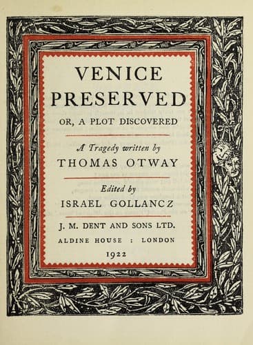 Tapa de Venice preserved