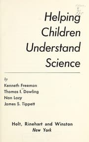 Tapa de Helping children understand science