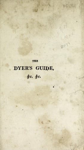 Tapa de The dyer's guide
