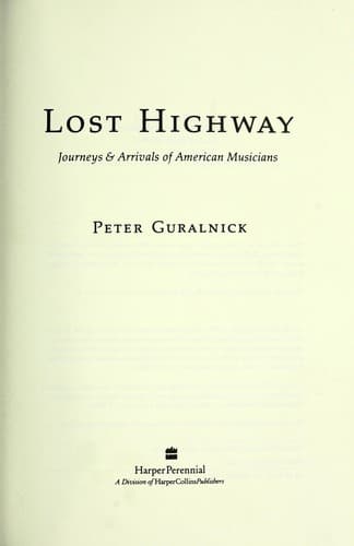 Tapa de Lost Highway