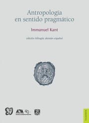 Tapa de Antropologia en sentido pragmatico