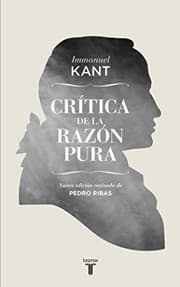 Tapa de Crítica de la razón pura.