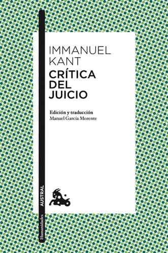 Tapa de Crítica del juicio.