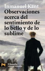 Tapa de Observaciones acerca del sentimiento de lo bello y de lo sublime
