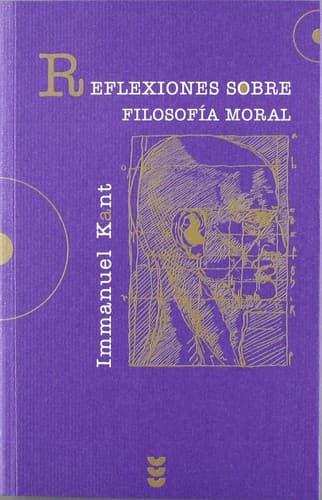 Tapa de Reflexiones sobre filosofia moral