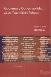 Tapa de Gobierno y gobernabilidad en las universidades públicas