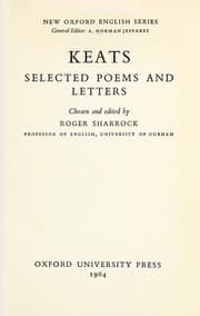 Tapa de Selected poems and letters