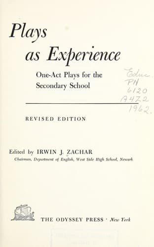 Tapa de Plays as experience