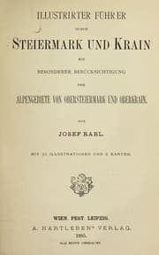 Tapa de Illustrirter Fu hrer durch Steiermark und Krain