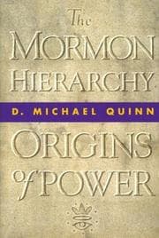 Tapa de The Mormon hierarchy