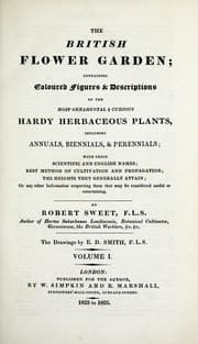 Tapa de The British flower garden