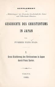 Tapa de Geschichte des christentums in Japan