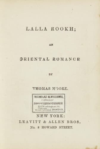Tapa de Lalla Rookh
