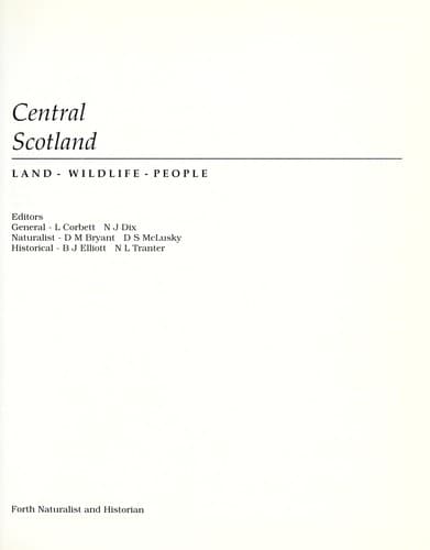 Tapa de Central Scotland