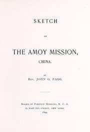 Tapa de Sketch of the Amoy mission, China