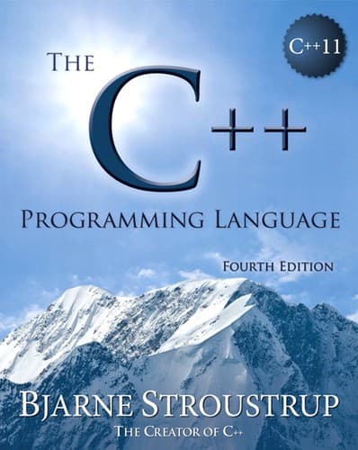 Tapa de The C++ programming language