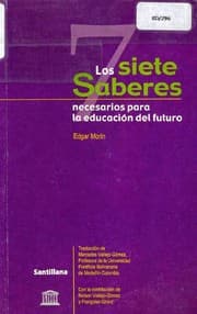 Tapa de Los siete saberes necesarios para la educación del futuro