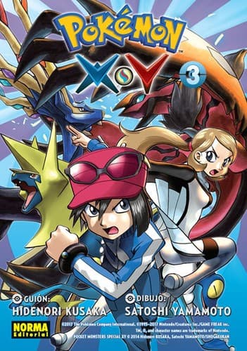Tapa de Pokémon. X-Y. 3