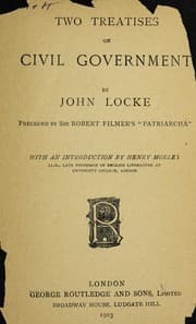 Tapa de Two treatises on civil government