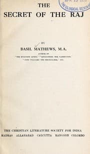 Tapa de The secret of the Raj