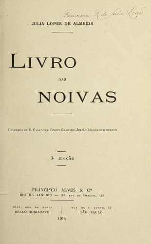 Tapa de Livro das noivas