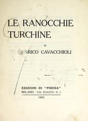 Tapa de Le ranocchie turchine