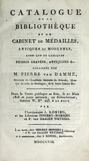 Tapa de Bibliothéque; première partie