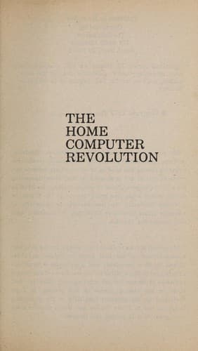 Tapa de The home computer revolution