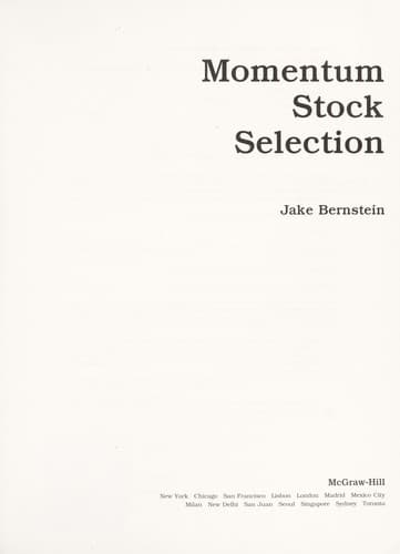 Tapa de Momentum stock selection