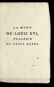 Tapa de La mort de Louis XVI