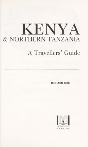 Tapa de Kenya and North Tanzania