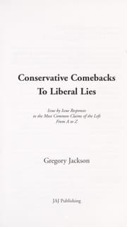 Tapa de Conservative comebacks to liberal lies