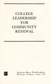 Tapa de College leadership for community renewal