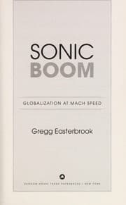 Tapa de Sonic boom