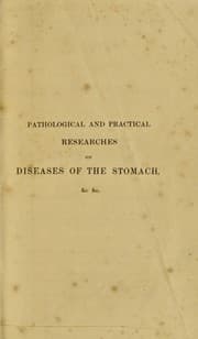 Tapa de Ricerche patologico-pratiche sulle malattie dello stomaco, delle intestina, del fegato, della milza, del pancreas, e delle ghiandole mesenteriche