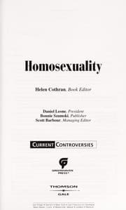 Tapa de Homosexuality