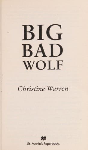Tapa de Big Bad Wolf