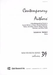Tapa de Contemporary Authors New Revision Series, Vol. 39