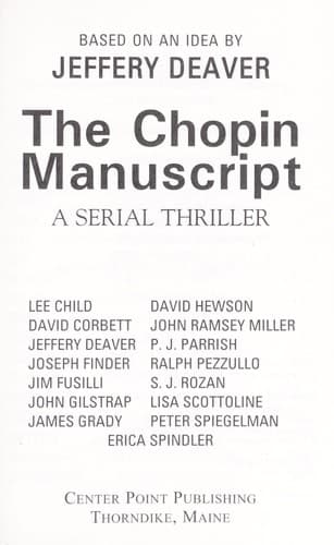 Tapa de The Chopin manuscript