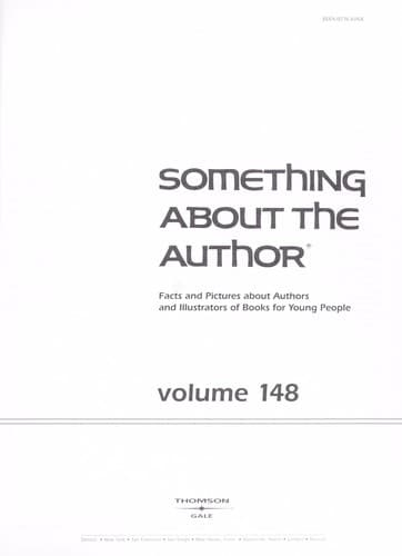 Tapa de Something About the Author