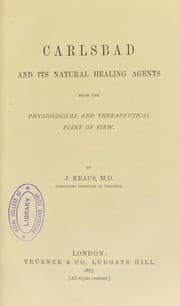 Tapa de Carlsbad and its natural healing agents : from the physiological and therapeutical point of view