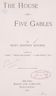 Tapa de The house of five gables
