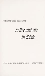 Tapa de To live and die in Dixie