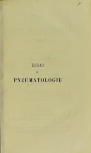 Tapa de Essai de pneumatologie m©♭dicale : recherches physiologiques, cliniques et th©♭rapeutiques sur les gaz