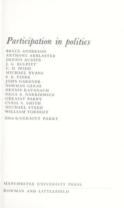 Tapa de Participation in politics