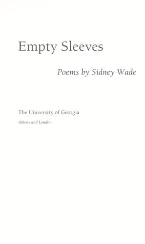 Tapa de Empty Sleeves