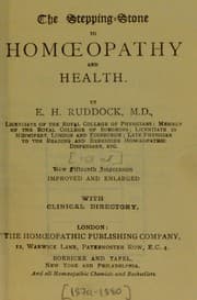 Tapa de The stepping-stone to hom¿opathy and health
