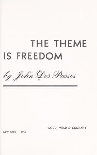 Tapa de The theme is freedom