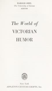 Tapa de The world of Victorian humor